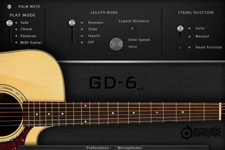 Perth Blackborough bryst Ideel GD-6 Acoustic Guitar