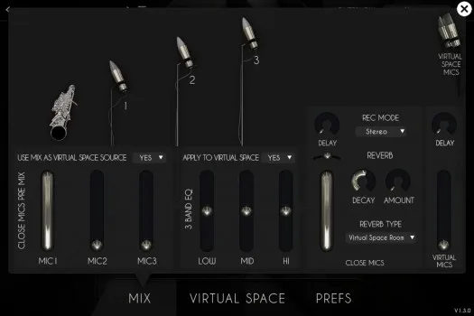 VWinds Piccolo interface