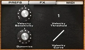 MIDI controls