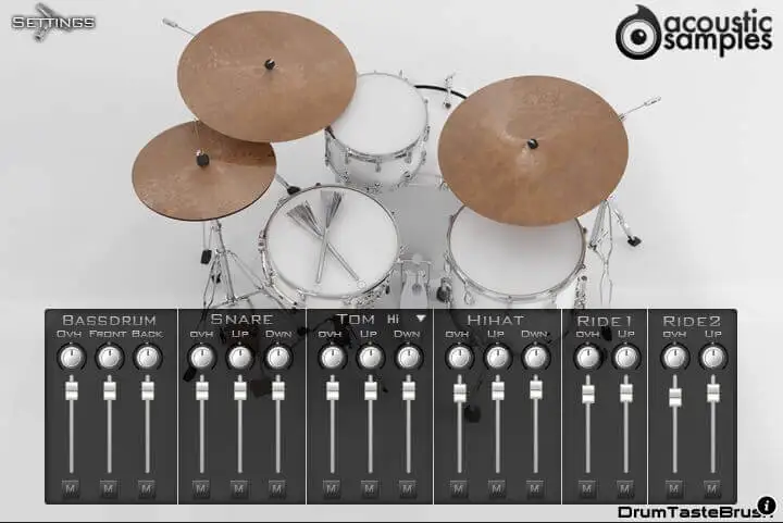DrumTasteBrush interface