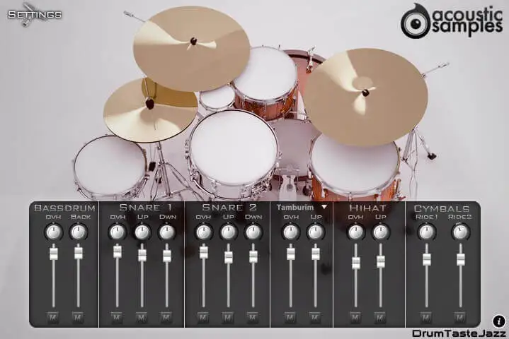 DrumTasteJazz interface