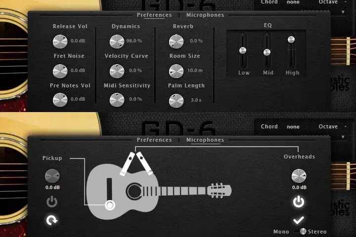 Preferences / Microphone mixing