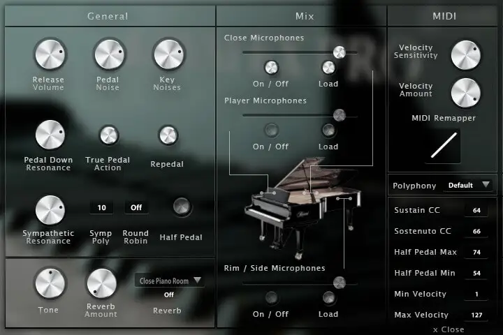 KAWAI-EX PRO interface