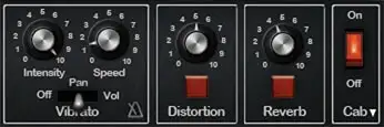 Built in FX selection