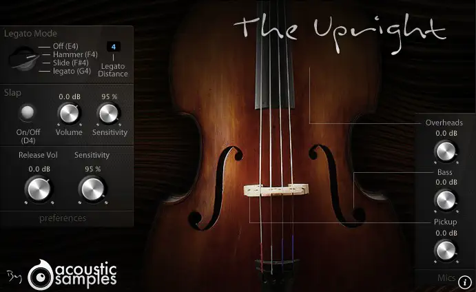 The Upright interface