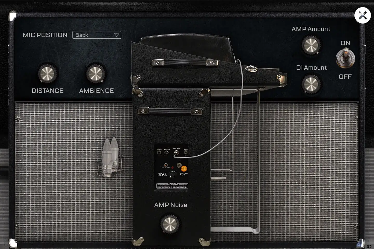 Suitcase AMP settings