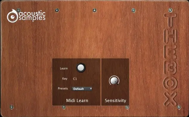 WoodBoxes interface