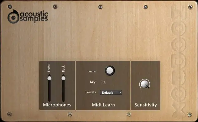 WoodBoxes interface