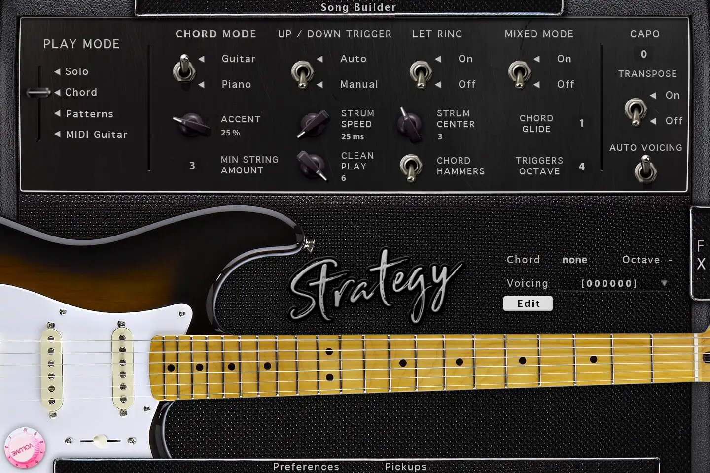 Strumming machine