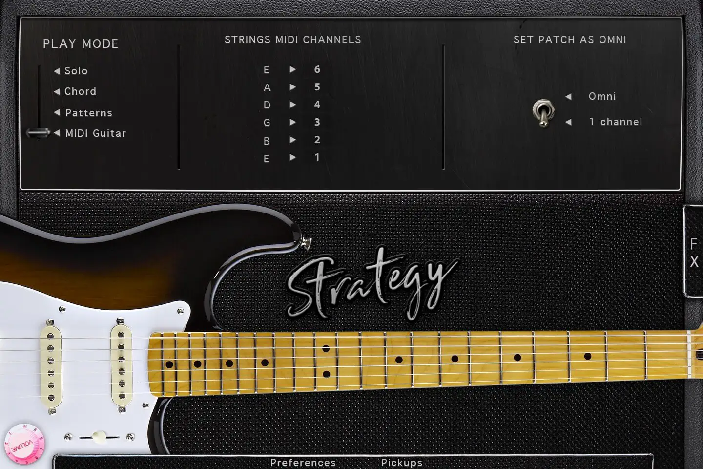 MIDI guitar